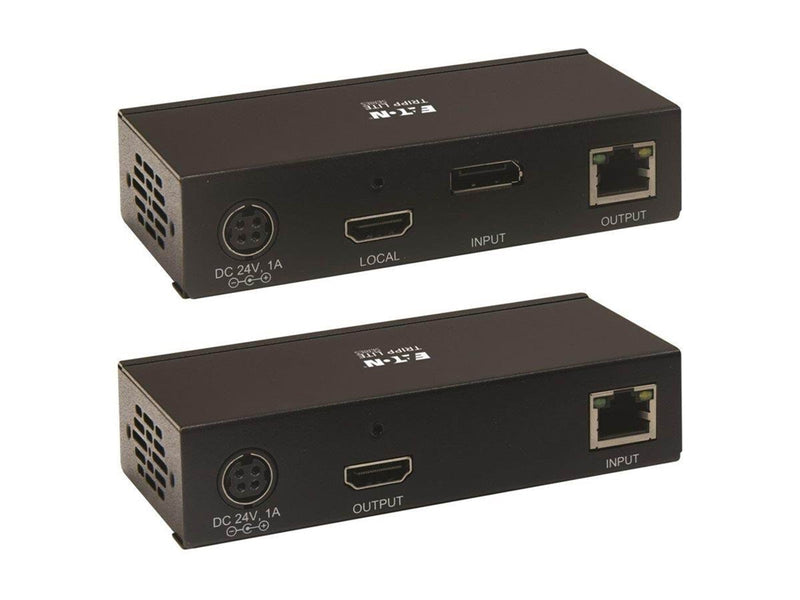 Eaton Series DisplayPort to HDMI over Cat6 Extender Kit with KVM Support 4K 60Hz 4:4:4 USB PoC HDCP 2.2 up to 230 ft. TAA