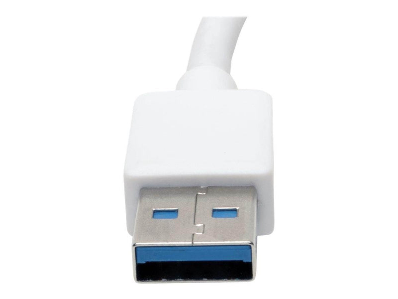 Eaton Series USB 3.0 SuperSpeed to Gigabit Ethernet NIC Network Adapter RJ45 10/100/1000 Aluminum White