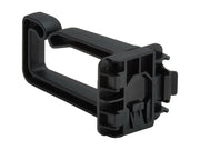 Eaton Tripp Lite Series Cable Management D-Rings for DIN Rails - Multi-Angle 1U Black 2 Pack