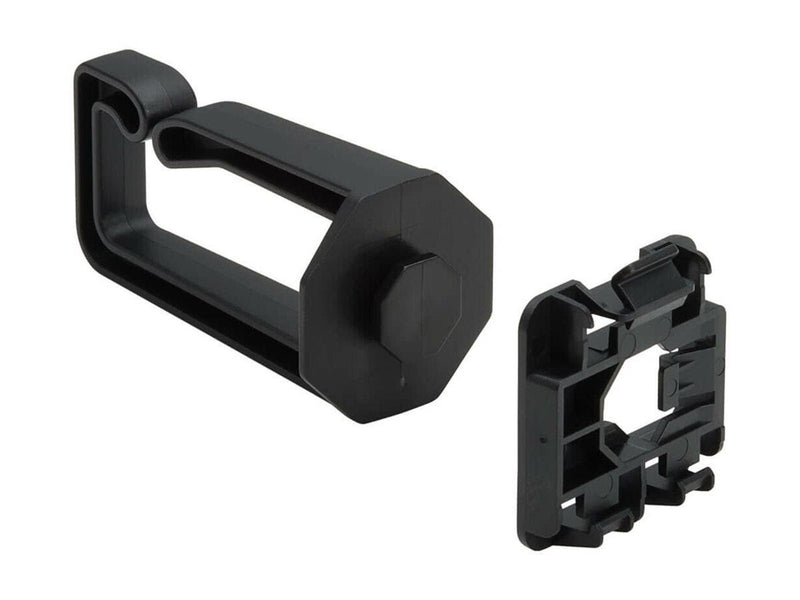 Eaton Tripp Lite Series Cable Management D-Rings for DIN Rails - Multi-Angle 1U Black 2 Pack