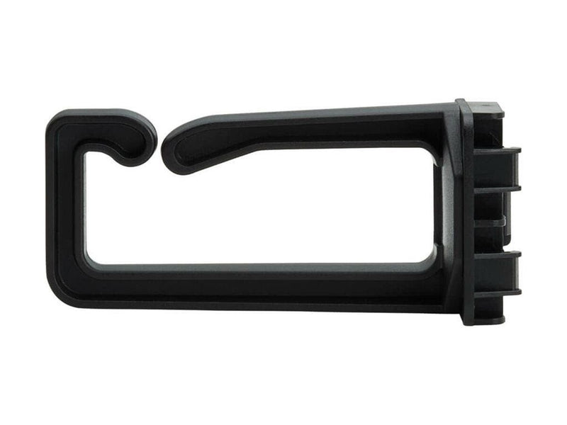 Eaton Tripp Lite Series Cable Management D-Rings for DIN Rails - Multi-Angle 1U Black 2 Pack