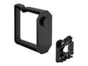Eaton Tripp Lite Series Cable Management D-Rings for DIN Rails - Multi-Angle 2U Black 2 Pack