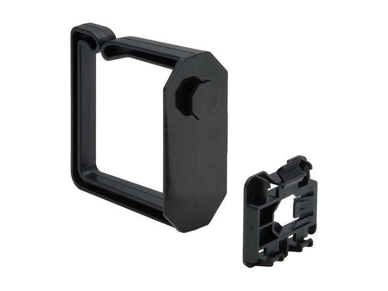 Eaton Tripp Lite Series Cable Management D-Rings for DIN Rails - Multi-Angle 2U Black 2 Pack