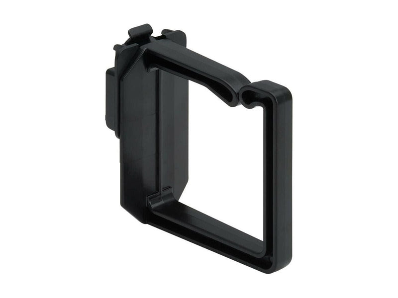 Eaton Tripp Lite Series Cable Management D-Rings for DIN Rails - Multi-Angle 2U Black 2 Pack