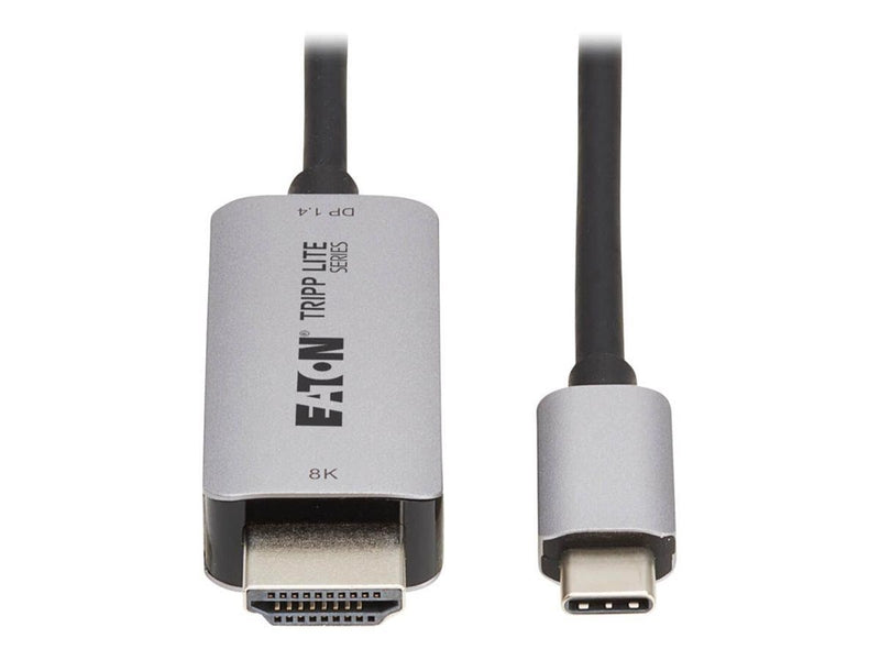 Eaton Tripp Lite Series USB-C to HDMI Active Adapter Cable M/M 8K60 Hz 4K 144Hz HDR 4:4:4 HDCP 2.3 Black 3ft