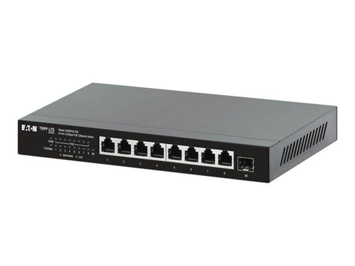 Eaton Tripp Lite series Desktop Gigabit Ethernet Unmanaged Switch PoE+ Pass-Through 8-Port 2.5 Gbps 100W Metal