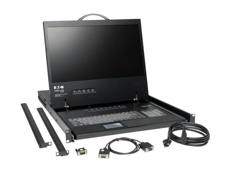 Eaton series 16-Port Rack Console VGA KVM Switch w/ 19" LCD 1U TAA