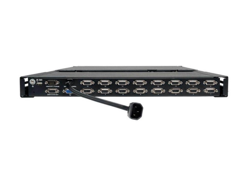 Eaton series 16-Port Rack Console VGA KVM Switch w/ 19" LCD 1U TAA