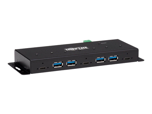 Eaton series 7-Port Industrial-Grade USB 3.1 Gen 2 Hub - 10 Gbps 4 USB-A & 3 USB-C 15 kV ESD Immunity Metal Housing TAA USB-Hubs - 7 - Schwarz