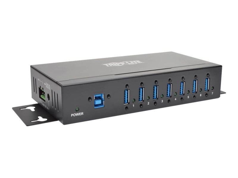 Eaton series 7-Port USB 3.0 Hub SuperSpeed with Dedicated 2A USB Charging iPad Tablet Metal USB-Hubs - USB 3.2 - 7 - Schwarz