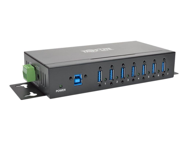 Eaton series 7-Port USB 3.0 Hub SuperSpeed with Dedicated 2A USB Charging iPad Tablet Metal USB-Hubs - USB 3.2 - 7 - Schwarz