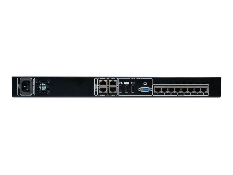 Eaton series 8-Port IP Cat5 KVM Switch Compact 1+1 User Rackmount