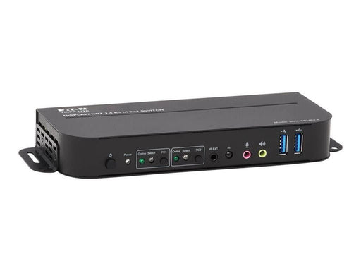 Eaton series DisplayPort USB KVM Switch 2-Port 4K 60Hz HDR DP 1.4 USB Cables