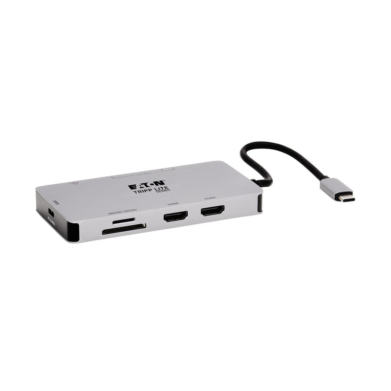 Eaton Tripp Lite Series USB Docking Station USB-C Dual Display 4K 60Hz HDMI grau