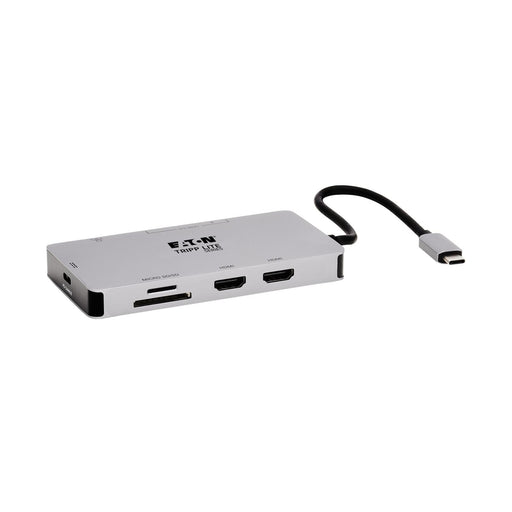 Eaton Tripp Lite Series USB Docking Station USB-C Dual Display 4K 60Hz HDMI grau
