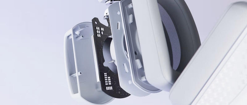 HYTE Wireless Headset Eclipse HG10 Stereo 2.4GHz hellgrau