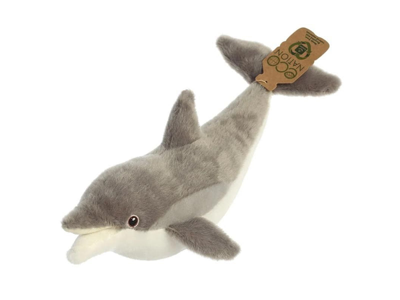 Eco Nation – Plush Toy / Cuddly Dolphin 38 cm Eco-Friendly