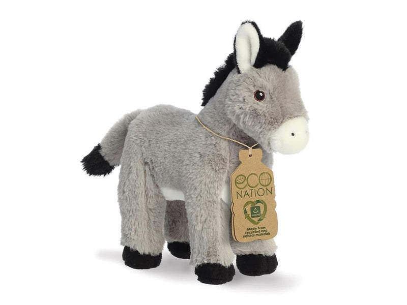 Eco Nation – Plush Toy / Cuddly Donkey 22 cm Eco-Friendly