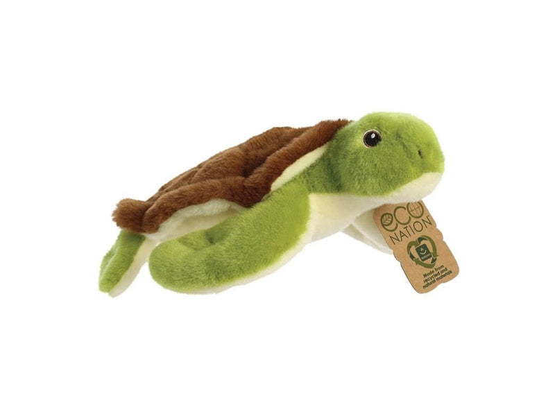 Eco Nation – Plush Toy / Cuddly Sea Turtle 27 cm Eco-Friendly