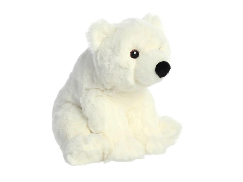 Eco Nation – Plush Toy / Cuddly Sitting Polar Bear 19 cm Eco-Friendly