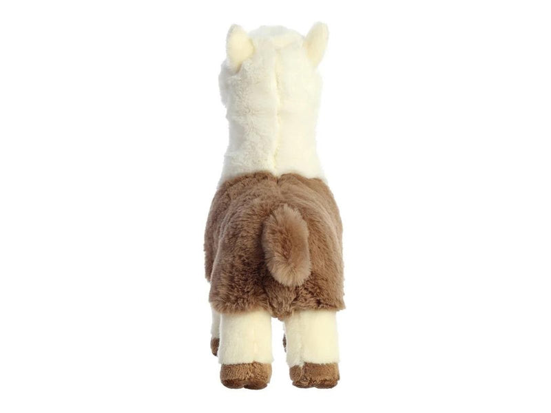 Eco Nation – Plush Toy / Cuddly White-Brown Alpaca 24 cm Eco-Friendly