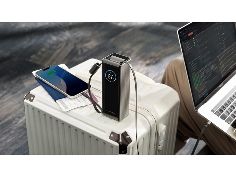EcoFlow RAPID 25K 170W - 2x Integrierte 100W USB-C-Kabel - 25000 mAh