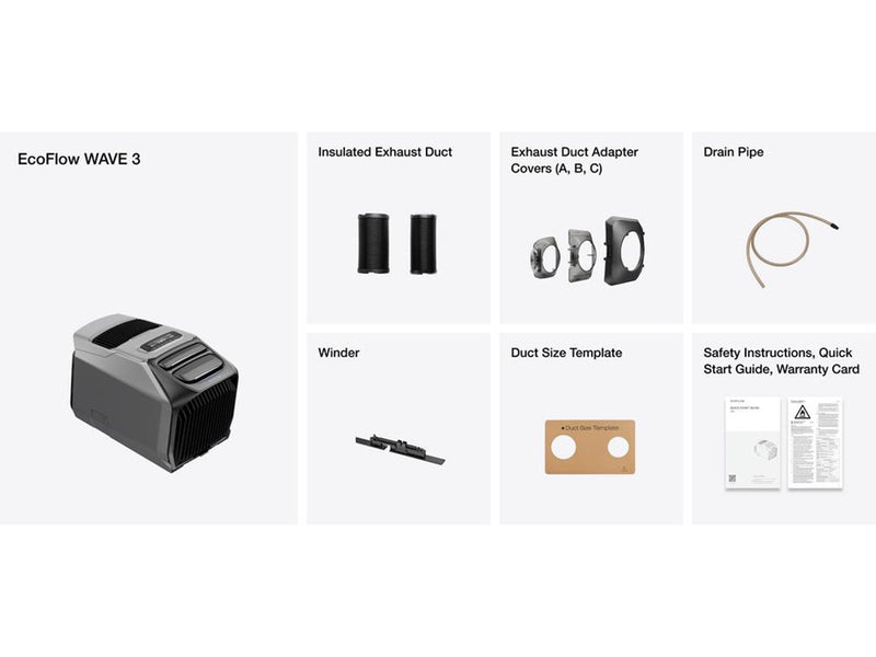 EcoFlow Wave 3 - Portable Air Condition & Heater (No Battery)