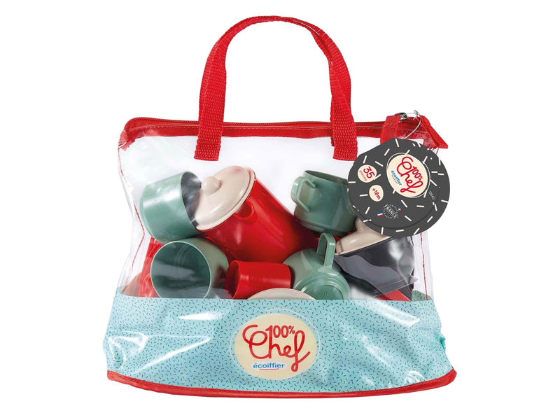 Ecoiffier 100% Chef Dinnerware Set in Bag