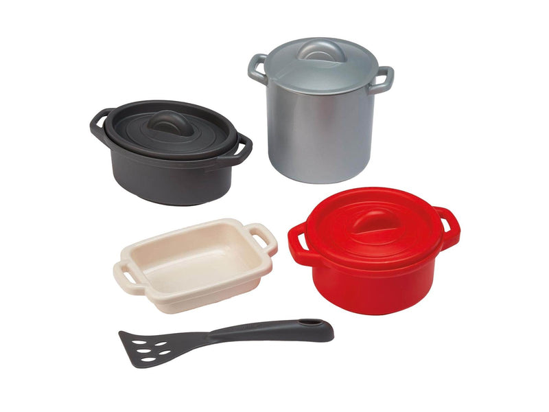 Ecoiffier 100% Chef Pans and Dining Set 8pcs.
