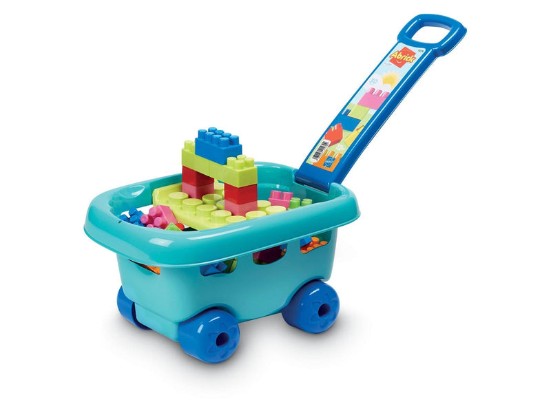 Ecoiffier - Abrick Building Blocks in Storage Cart 30 pcs.