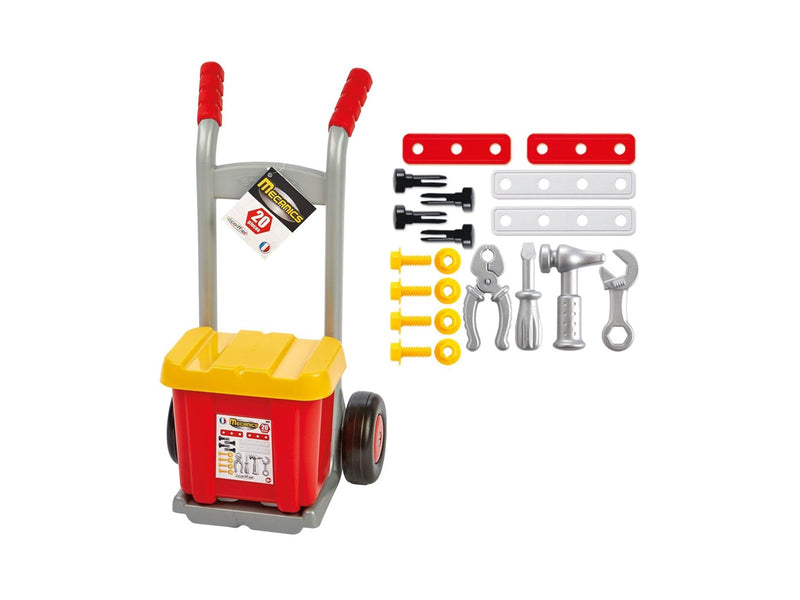 Ecoiffier - Mecanics Hand Truck with Tool Box