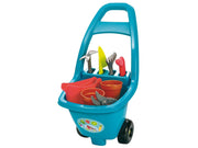 Ecoiffier Trolley with Garden Tools