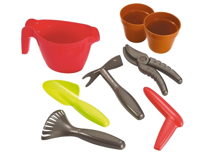 Ecoiffier Trolley with Garden Tools