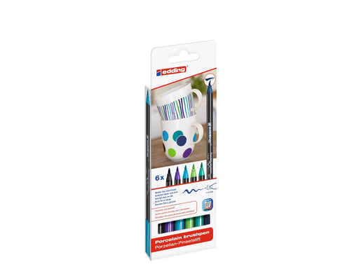 Edding Porcelain pens set of 5 cool colours