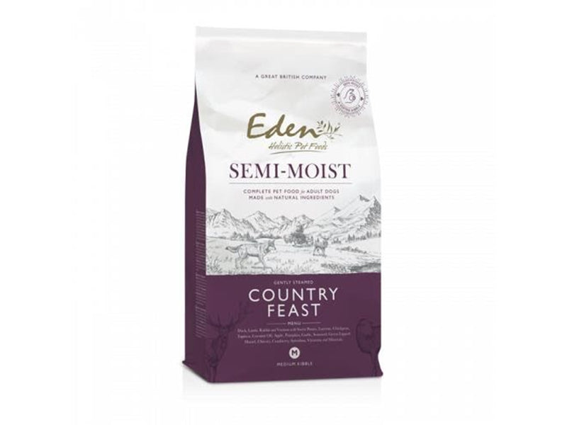 Eden - Country Feast Semi moist - Dry Dog Food - 10kg.