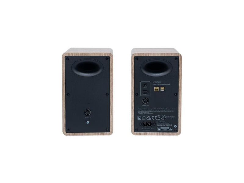 Edifier M60 - Bluetooth Desktop Speakers - 66W RMS - Classic Oak