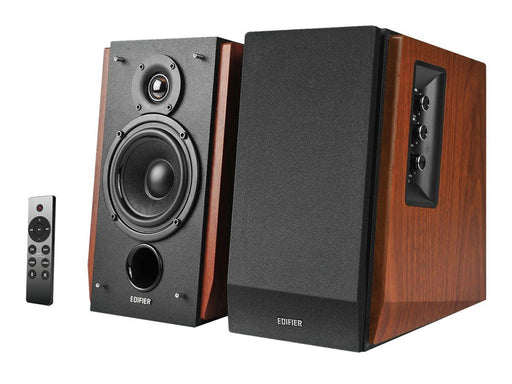 Edifier R1700BTS - 4" Bluetooth Bookshelf Speakers - 66W - Brown
