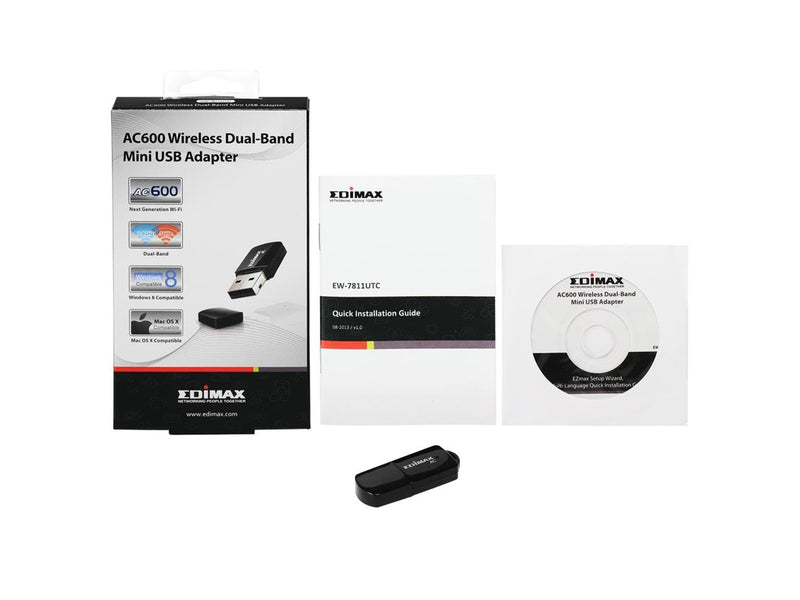 Edimax EW-7811UTC AC600 Wireless Dual-Band Mini USB Adapter