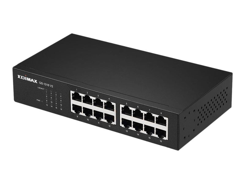 Edimax GS-1016 V2 - switch - 16 ports - rack-mountable