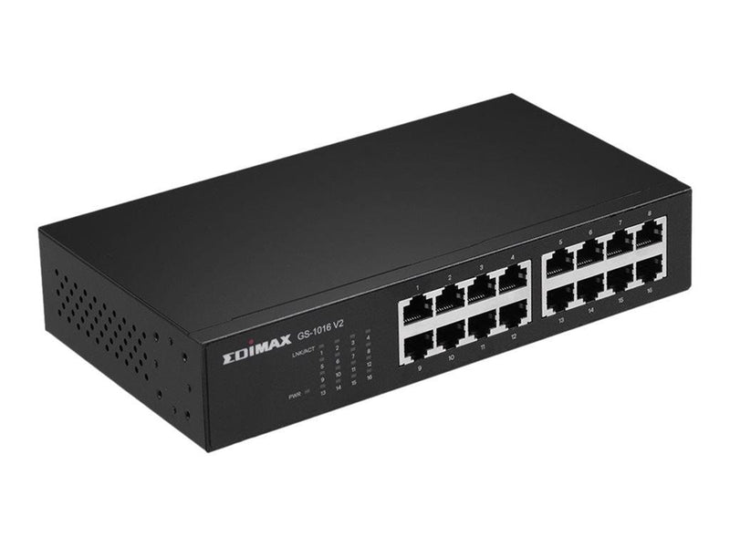 Edimax GS-1016 V2 - switch - 16 ports - rack-mountable