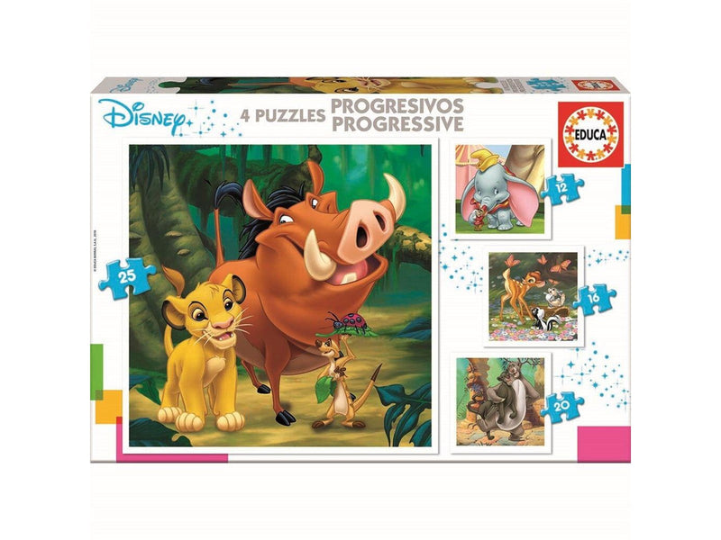 Educa 12-16-20-25 Disney Animals