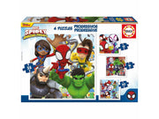 Educa 12-16-20-25 Progres. Spidey&Amazing Friends