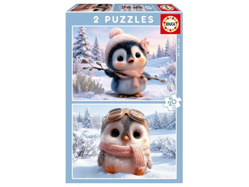 Educa 2X20 Cute Penguins