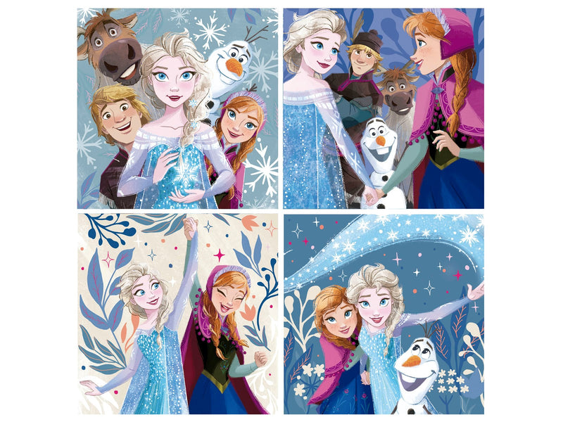 Educa 4 In 1 Frozen12-16-20-25