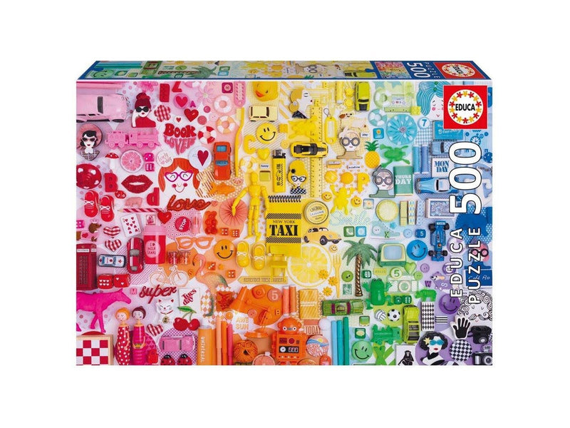 Educa 500 Colorful Collage