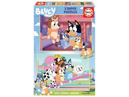 Educa Bluey 2 X 25 Wood
