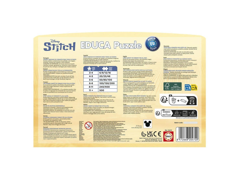 Educa My First 4 Puzzles Stitch