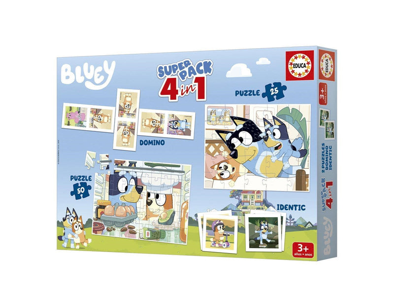 Educa Superpack 4 In 1 Bluey