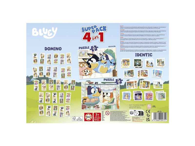 Educa Superpack 4 In 1 Bluey