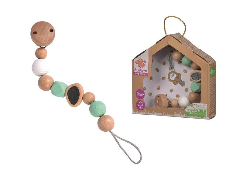 Eichhorn Baby Wooden Pacifier Chain